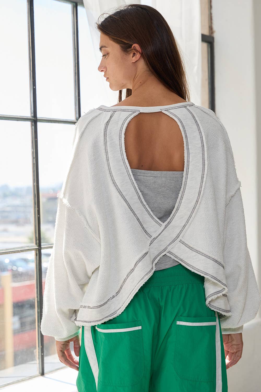 Open Back Topš¤-Longsleeve
