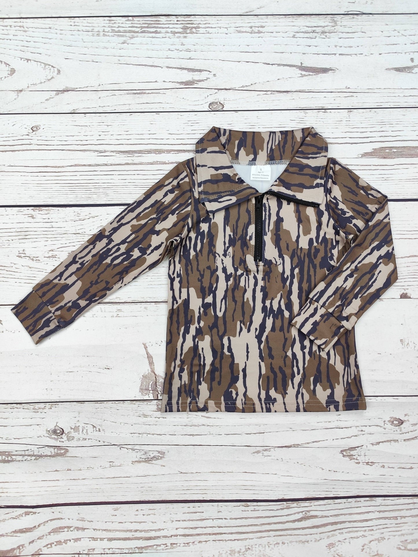 Boys Bottomland Fleece Zip Up Pullover