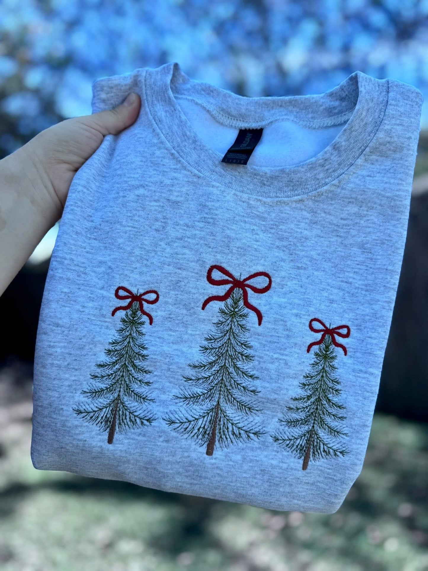 Bow Christmas Tree Sweatshirt Pre-Order