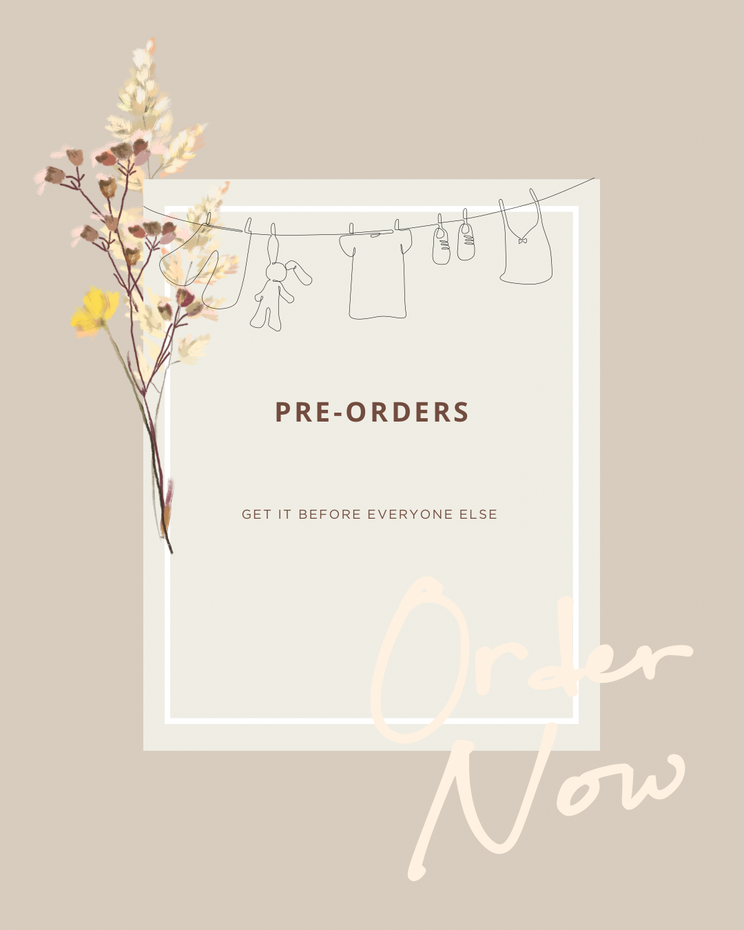 PRE-ORDERS