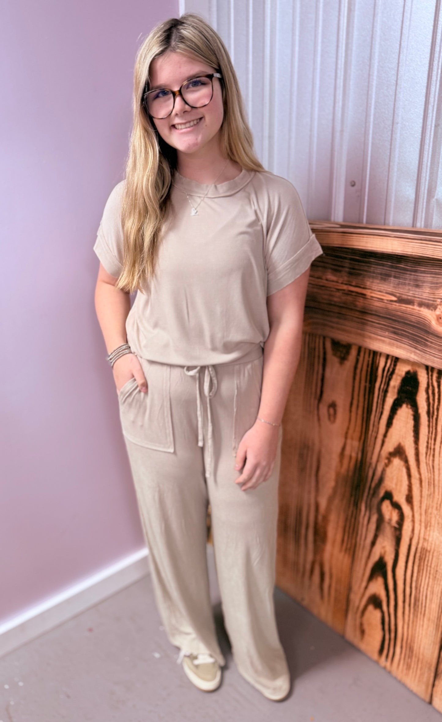 Lazy Sunday - Acid Wash set