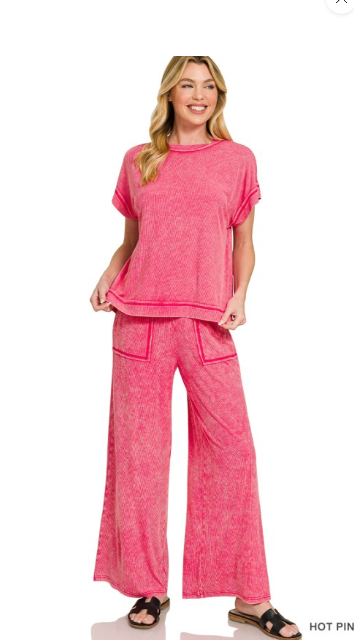 Lazy Sunday - Acid Wash set