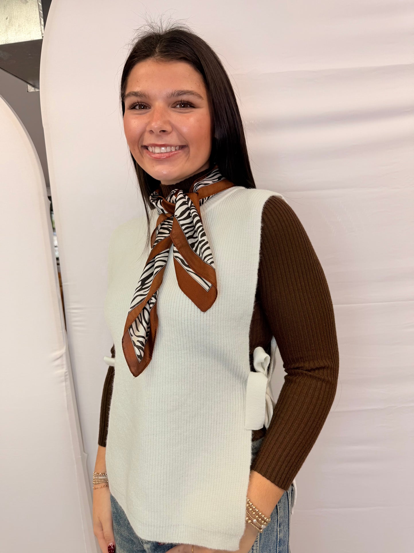 Bow Tie Sweater Vest