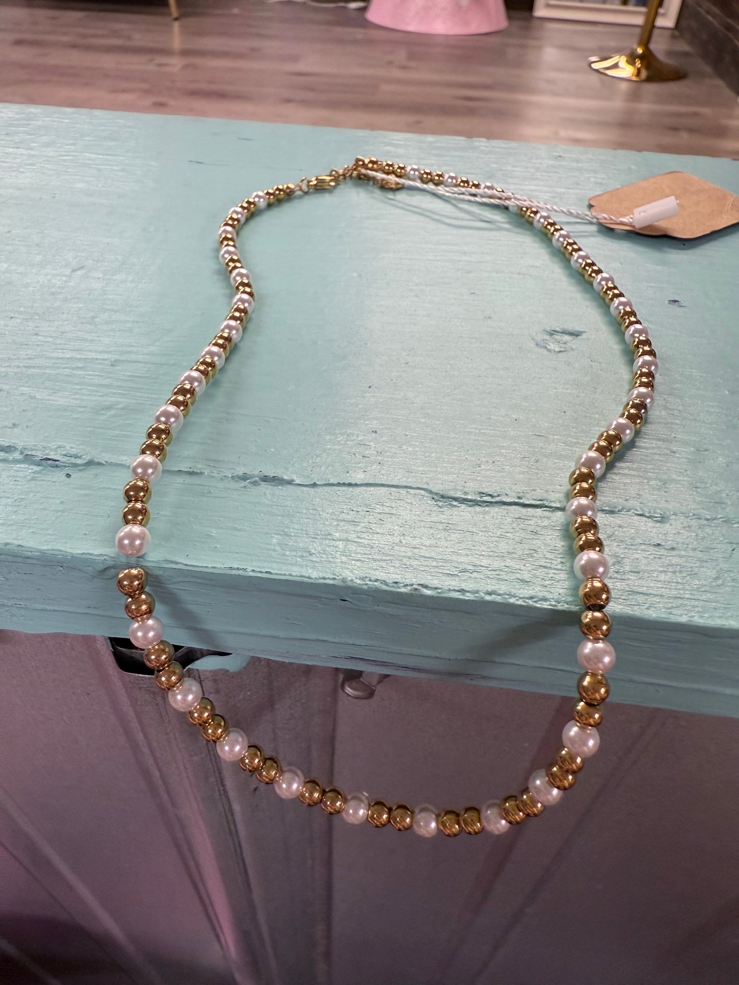 Gold Bead Necklaces