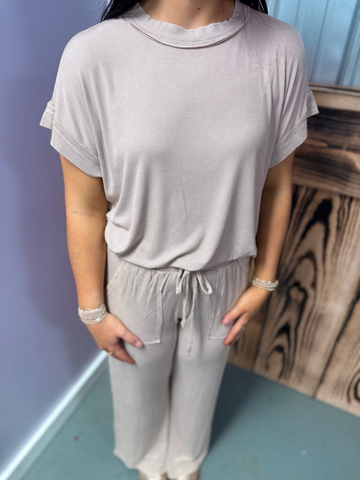 Lazy Sunday - Acid Wash set