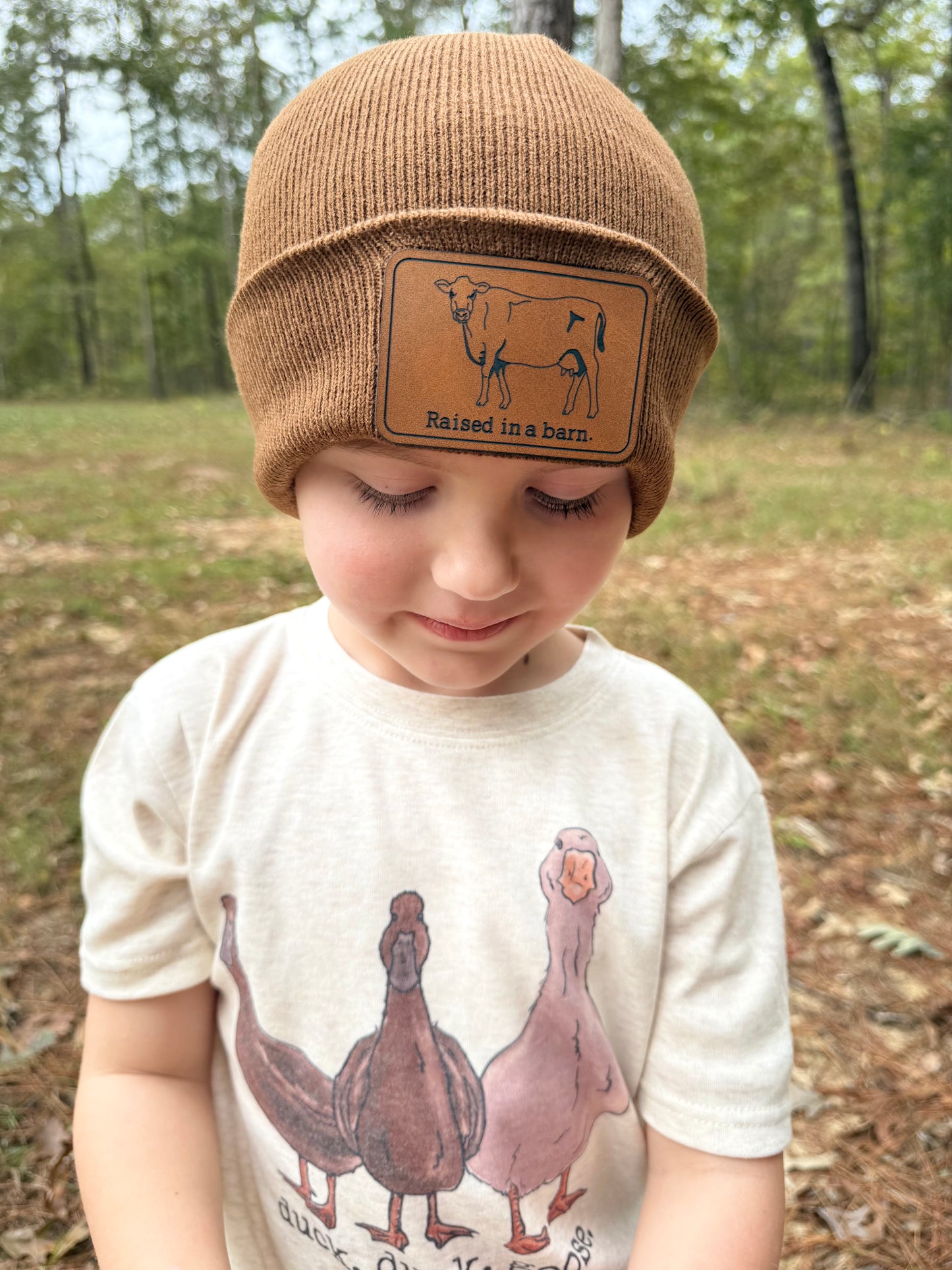 Raised in a Barn Beanie 🐄