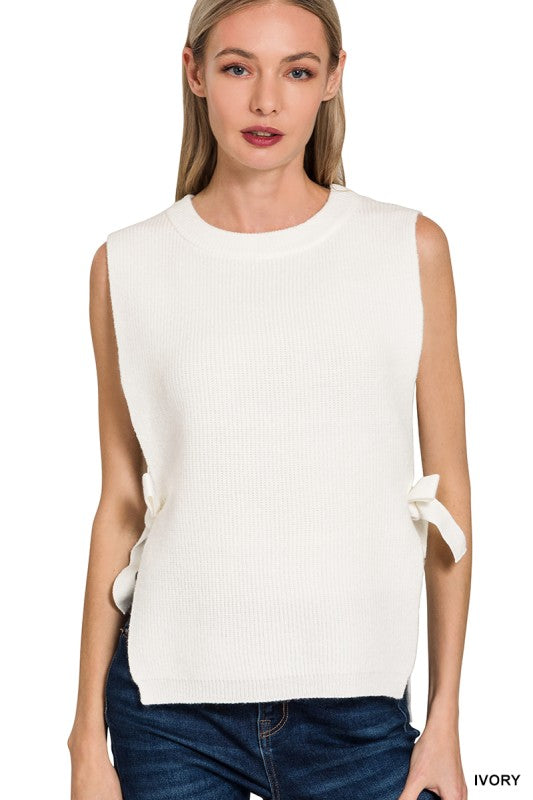 Bow Tie Sweater Vest