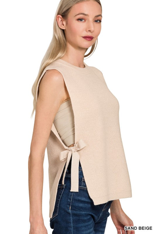 Bow Tie Sweater Vest