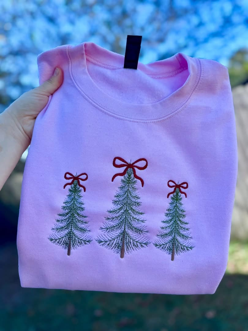 Bow Christmas Tree Sweatshirt Pre-Order